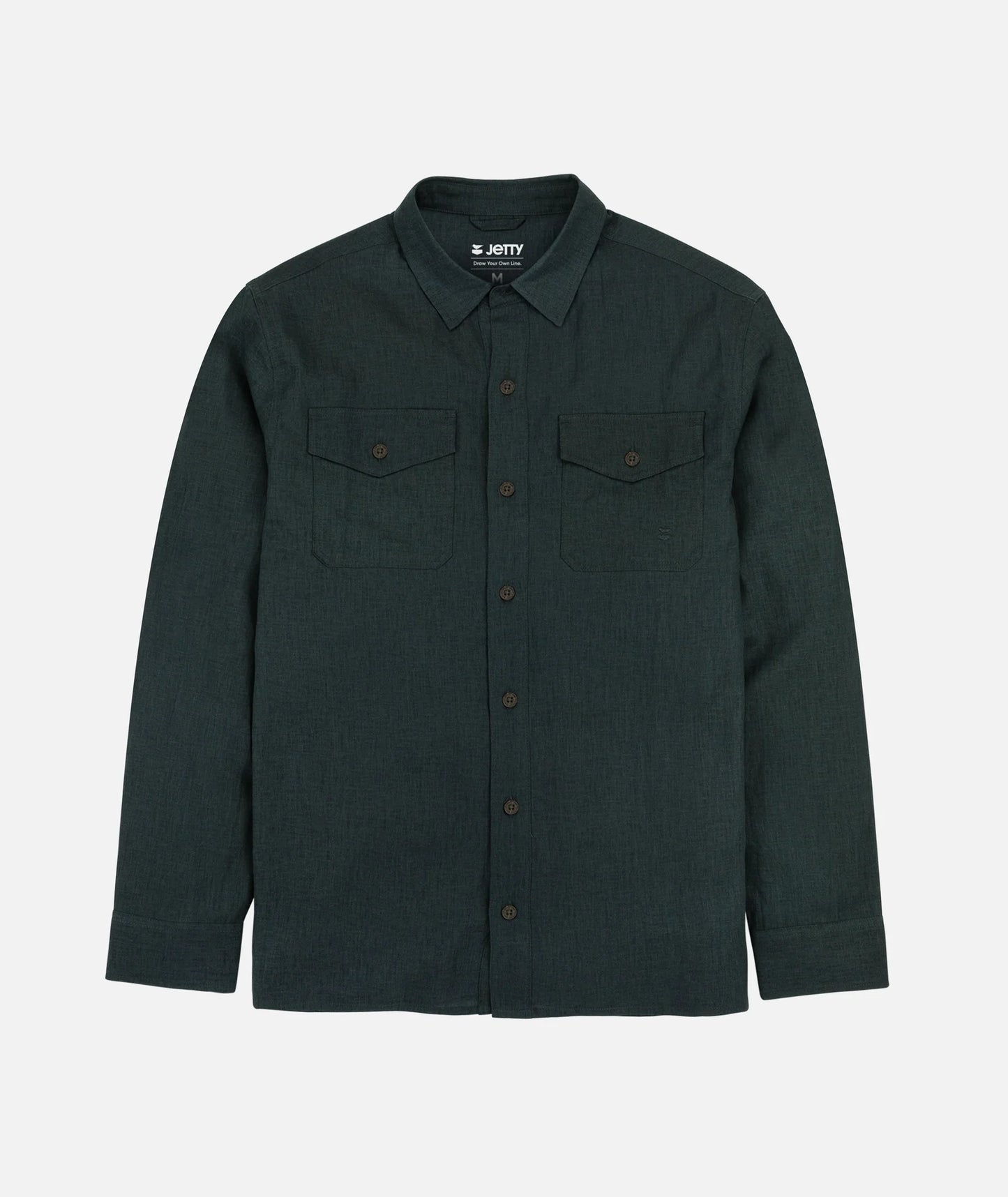 Jetty - Noah Long Sleeve Linen Shirt