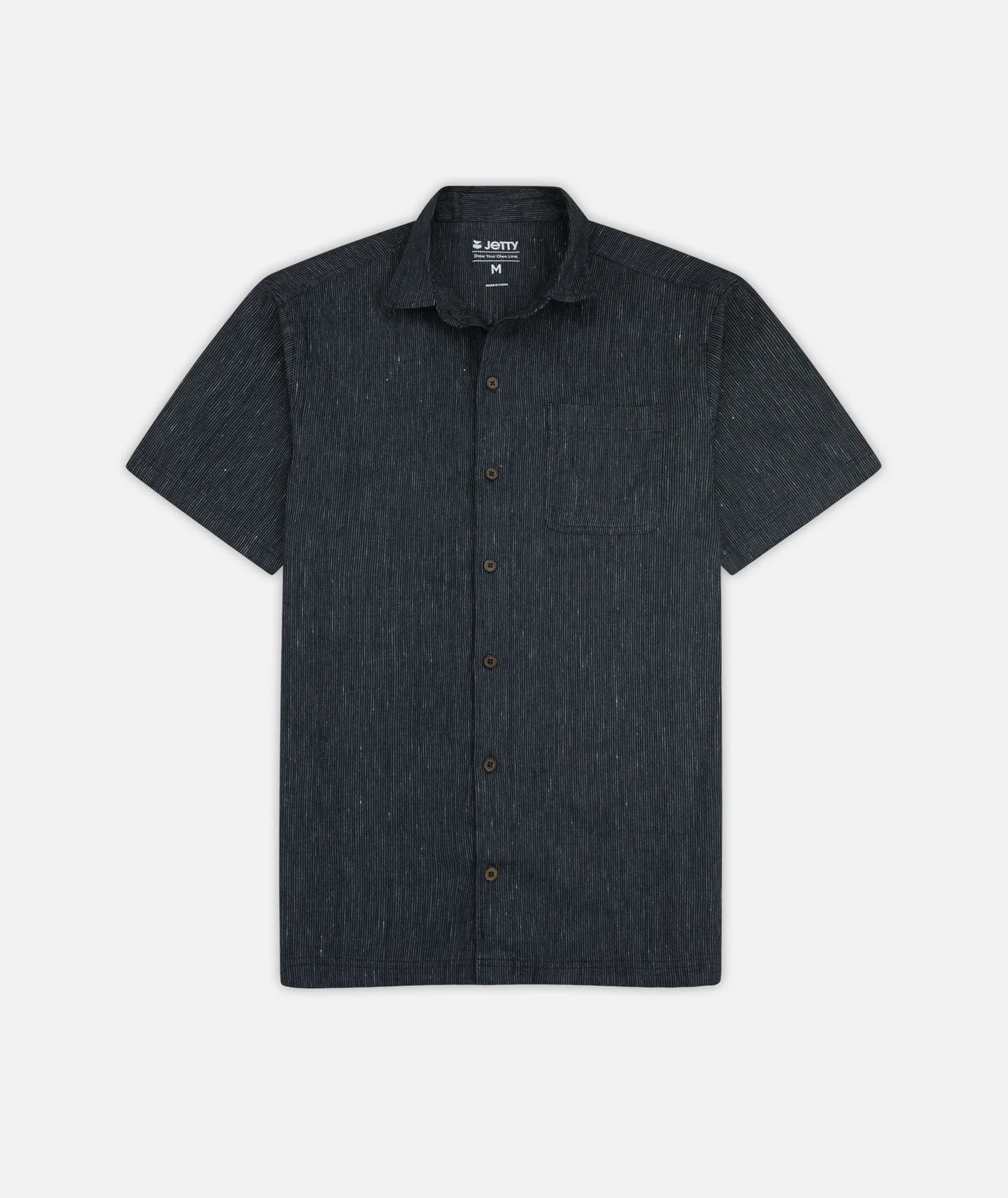 Jetty - Daybreak Woven Short Sleeve - Black Sand