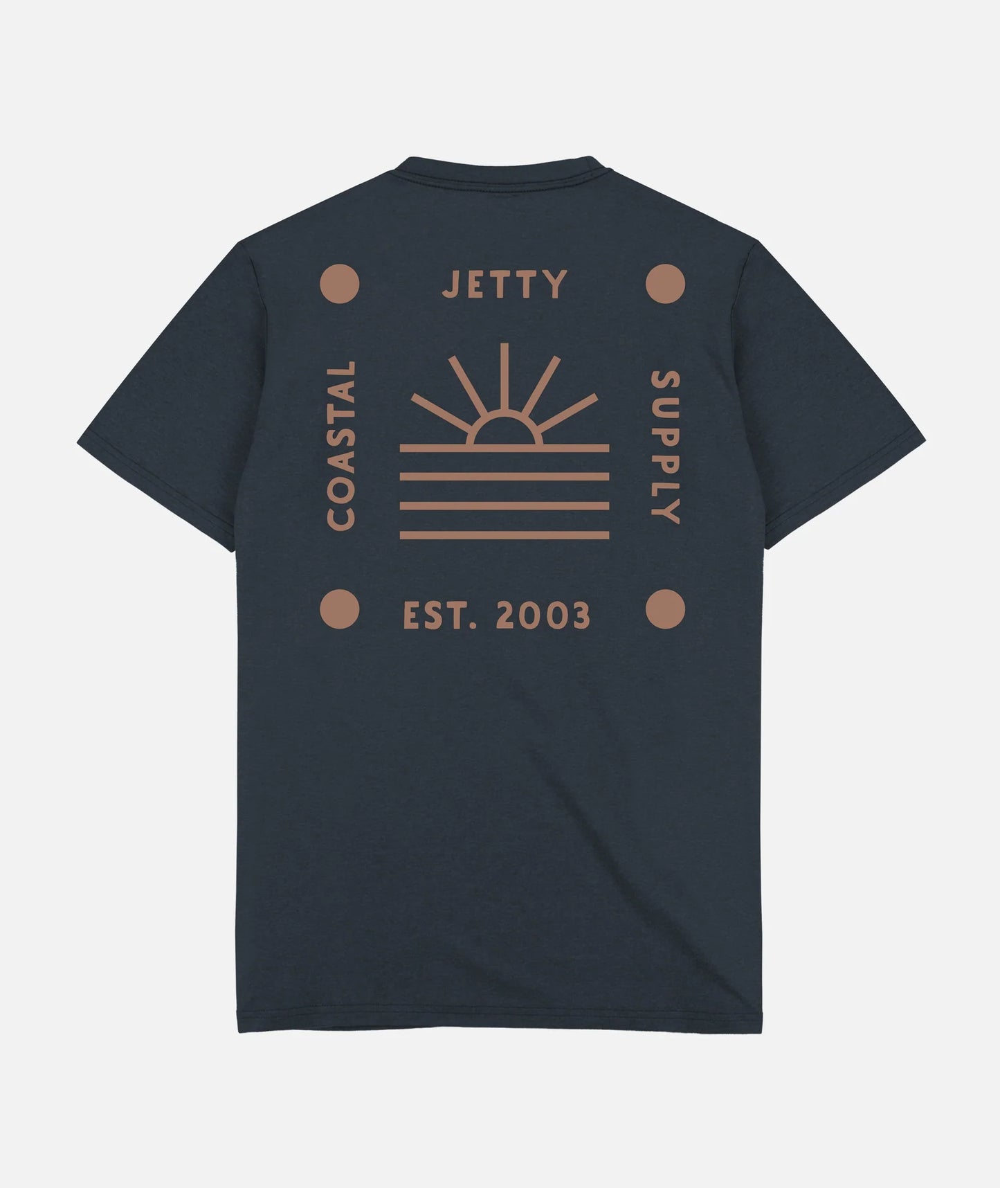 Jetty - Striker UV Short Sleeve Tee - Navy