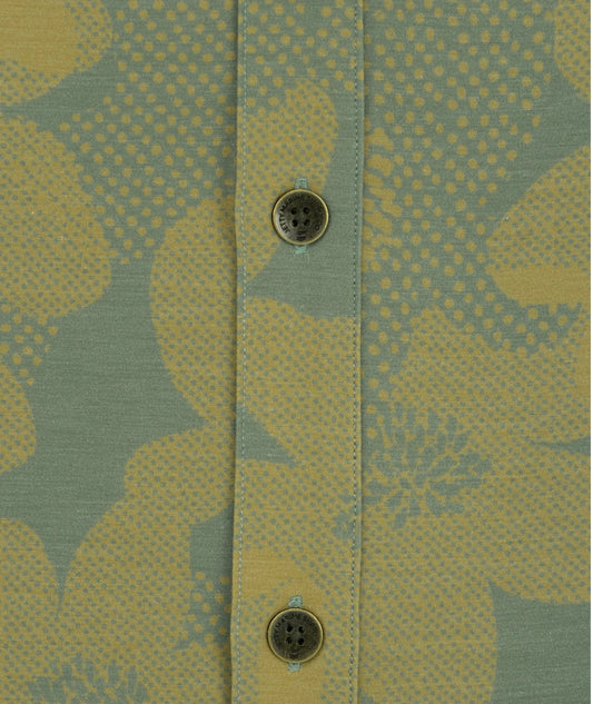 Jetty - Garwood Woven Short Sleeve - Teal