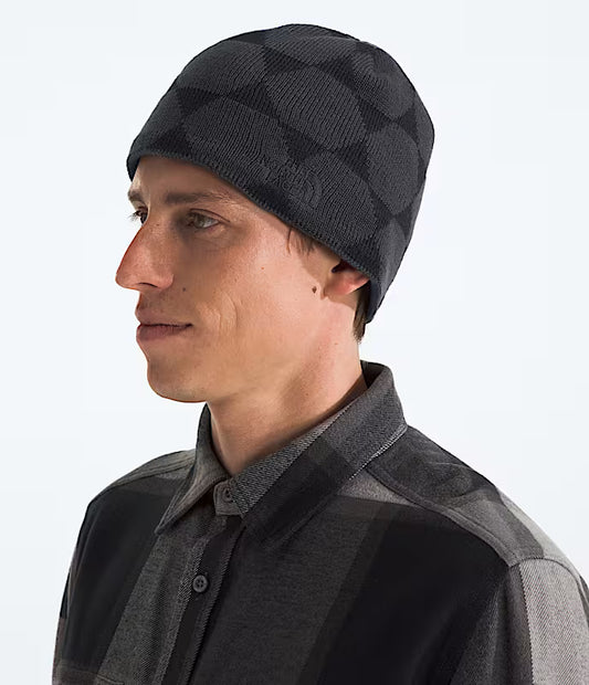 The North Face - Jim Beanie - Unisex - TNF Black/Asphalt Grey Geodesic Jacquard