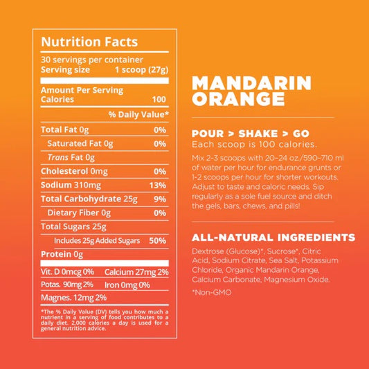 Tailwind Nutrition - Endurance Fuel Singles - Mandarin Orange