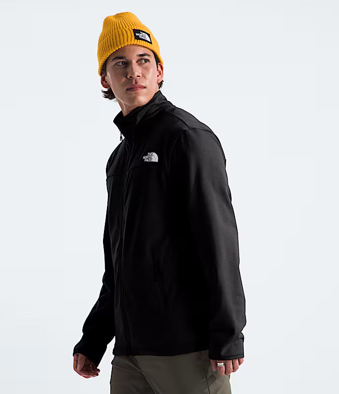 The North Face - Cedar Trail Grid Fleece Full Zip - Men's - Tnf Black