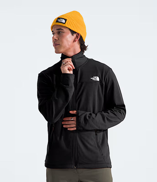 The North Face - Cedar Trail Grid Fleece Full Zip - Men's - Tnf Black