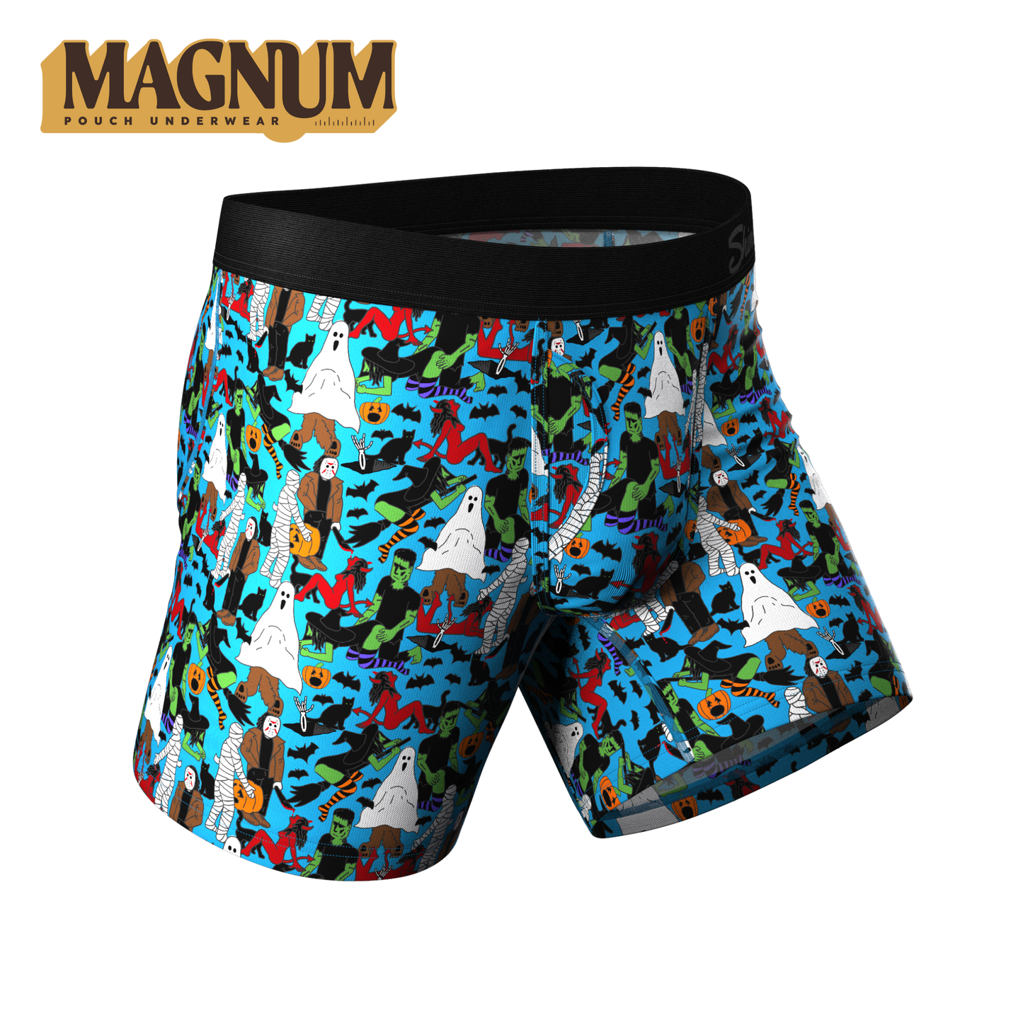 The Monster Smash | Halloween Characters Ball Hammock® Magnum Big Pouch Underwear