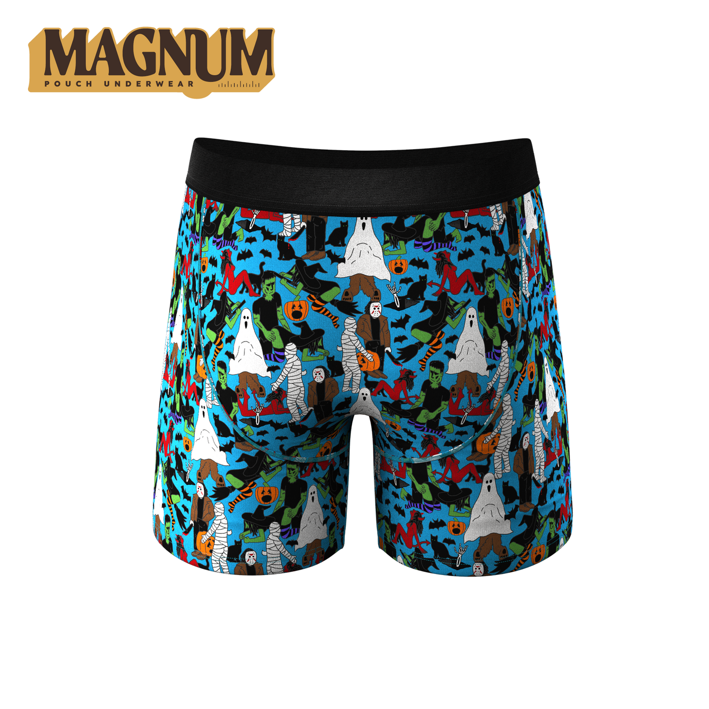 The Monster Smash | Halloween Characters Ball Hammock® Magnum Big Pouch Underwear