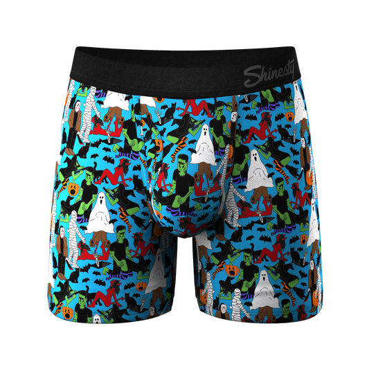 The Monster Smash | Halloween Characters Ball Hammock® Magnum Big Pouch Underwear