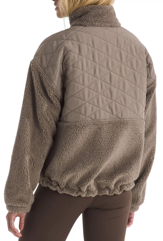 The North Face - Women's Cabin Fleece Full Zip - Mocha Brown