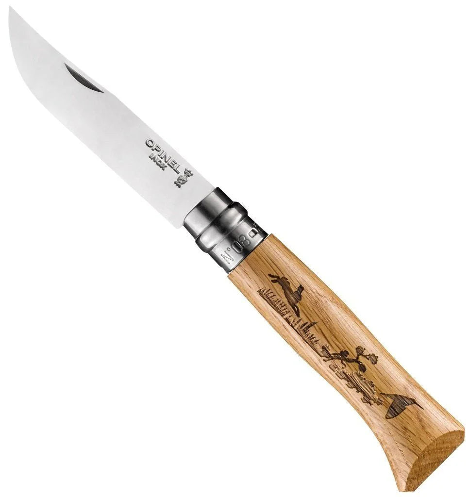 Opinel - Animalia Engraved No.08 Knife - Hare