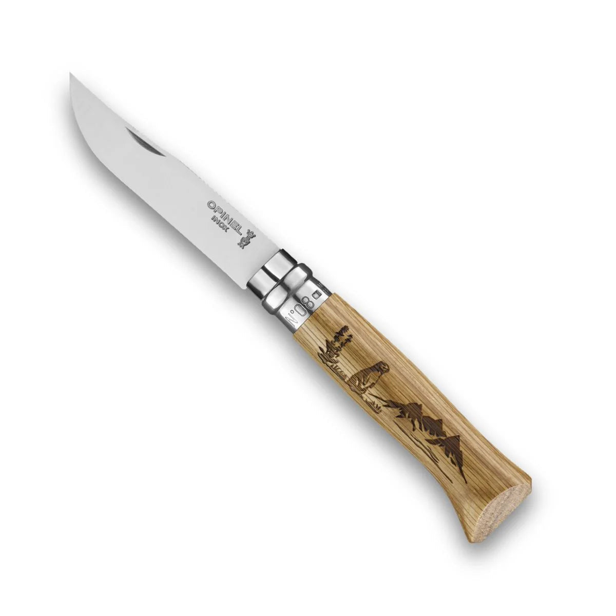 Opinel - Animalia Engraved No.08 Knife - Groundhog
