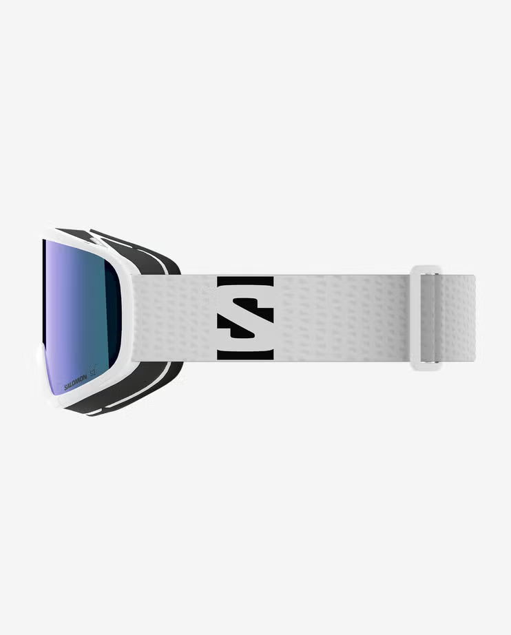 Salomon - Aksium 2.0 Goggle - White; ML Mid Blue