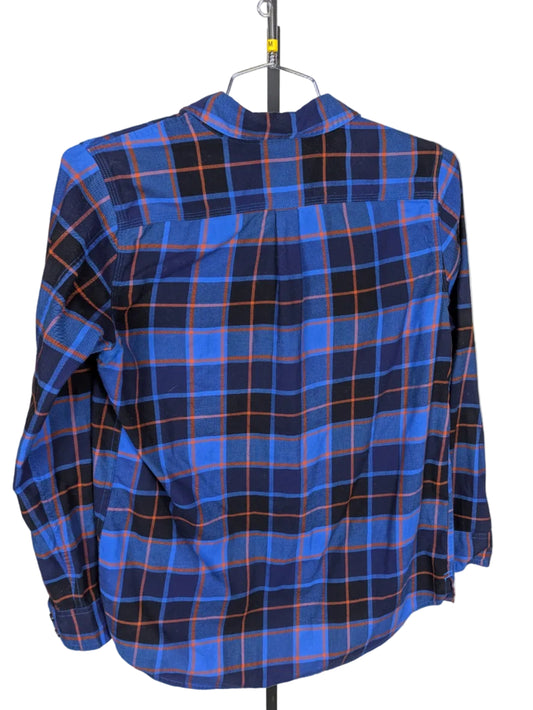 PATAGONIA ORG CTN LS BU WMN 10 BLU