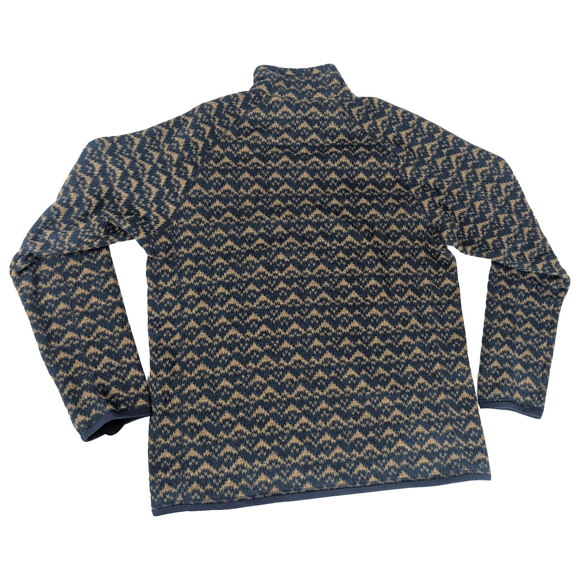 Patagonia QZ Fleece M LG Blue/Brown