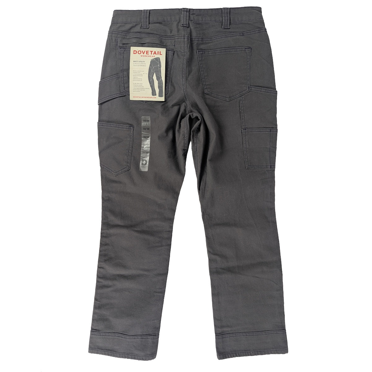 Dovetail Workwear Work Pant W 10/30 Grey