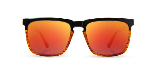 Camp Eyewear - Ridge - Black/Tortoise / Walnut; HD Plus Polarized Solar Flash