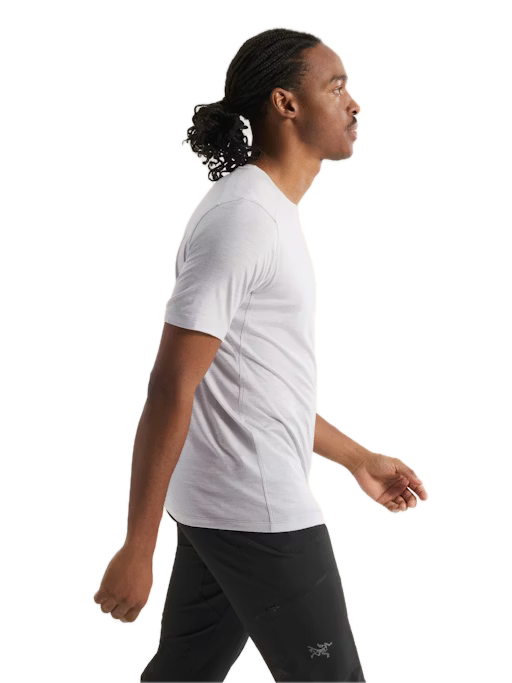 Arc'teryx - Ionia Merino Wool Short Sleeve Shirt - Men's - Solitude Heather