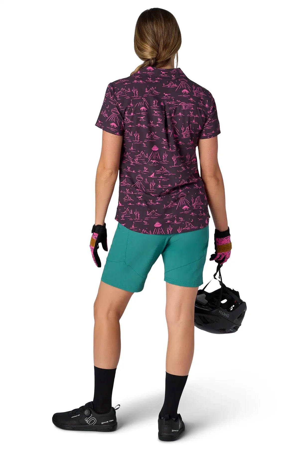 Flylow - Anderson Shirt - Women's - Black/Dragonfruit UFO