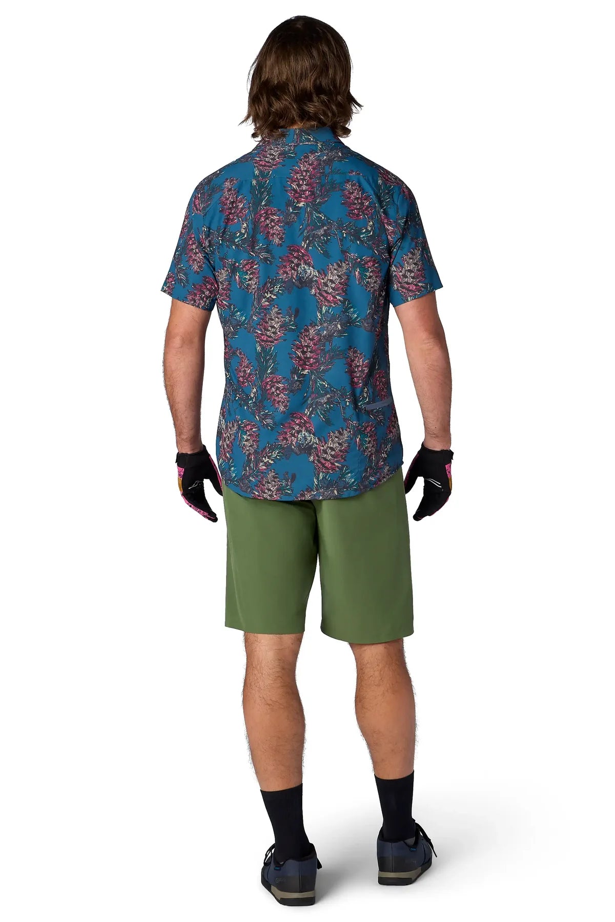 Flylow - Wesley Shirt - Ocean/Dragonfruit Pine Cone Party