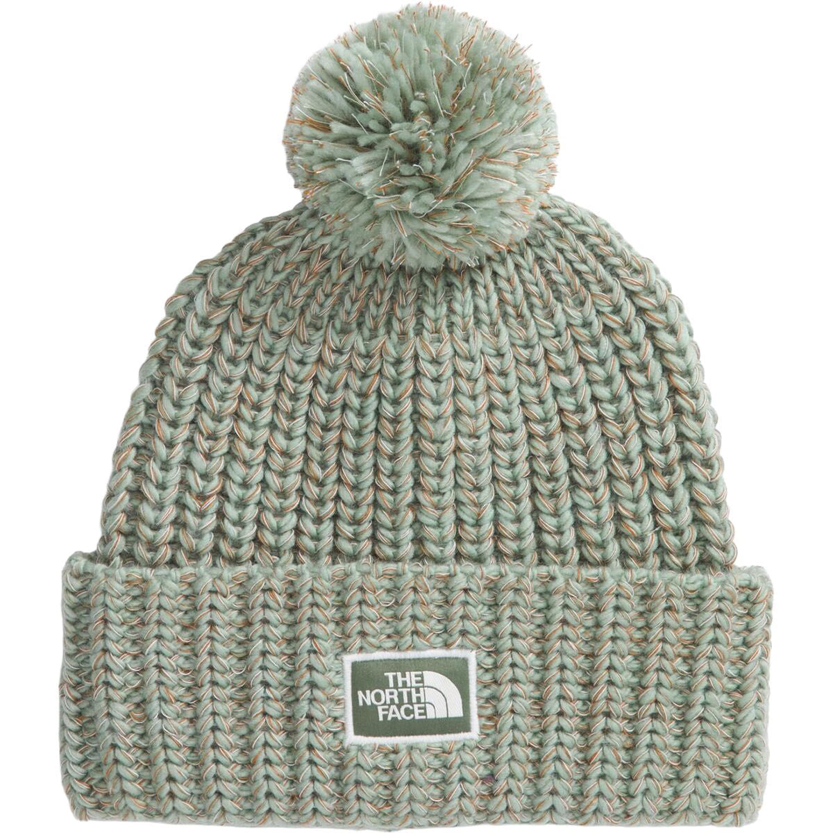 The North Face - Cozy Chunky Cabin Beanie - Slate Moss/Bark Mist/Burnt Umber/White Dune