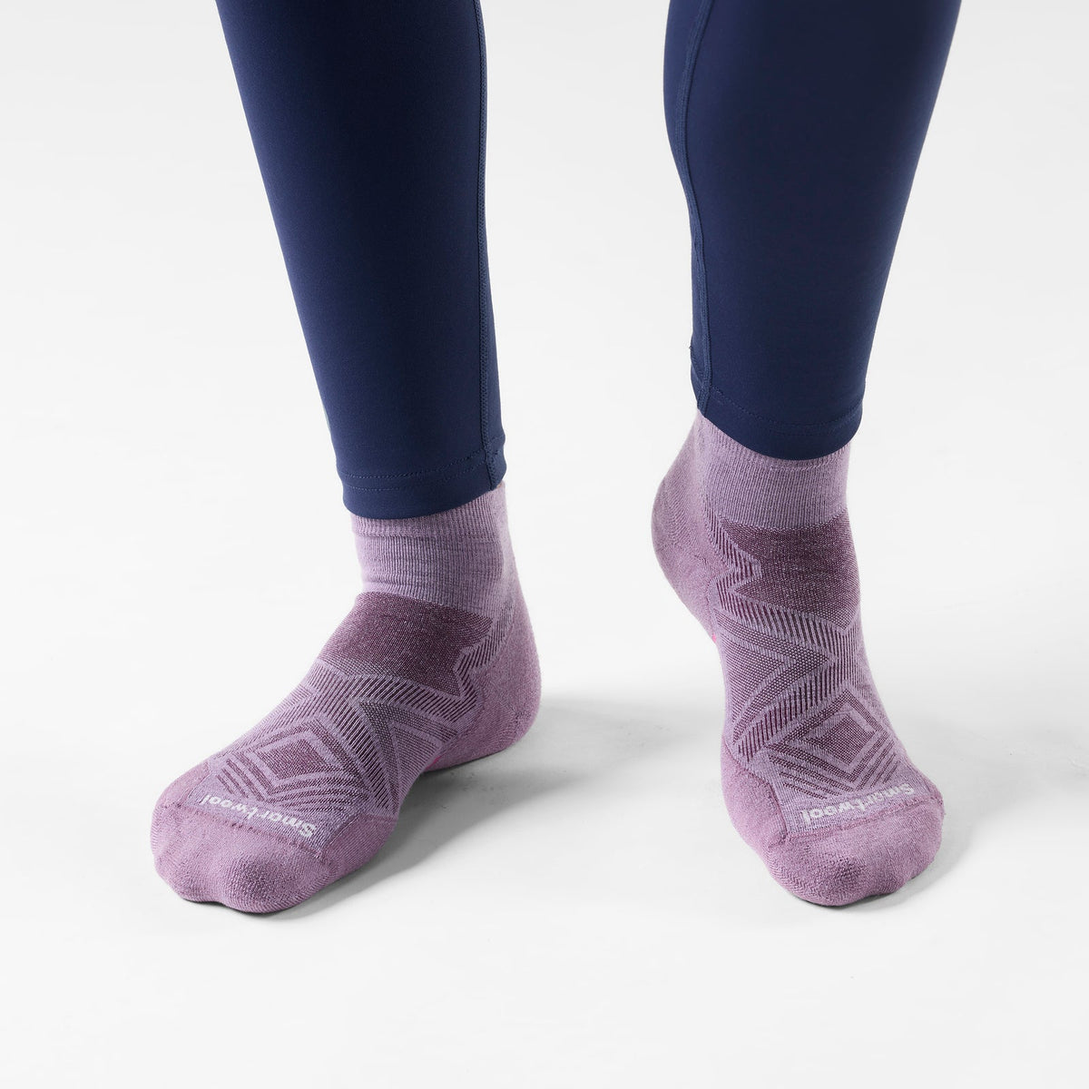 Smartwool - Run Targeted Cushion Ankle Sock - Women's - Purple Dawn
