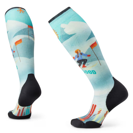 Smartwool - Women's Ski Targeted Cushion Snow Bunny Print OTC Socks