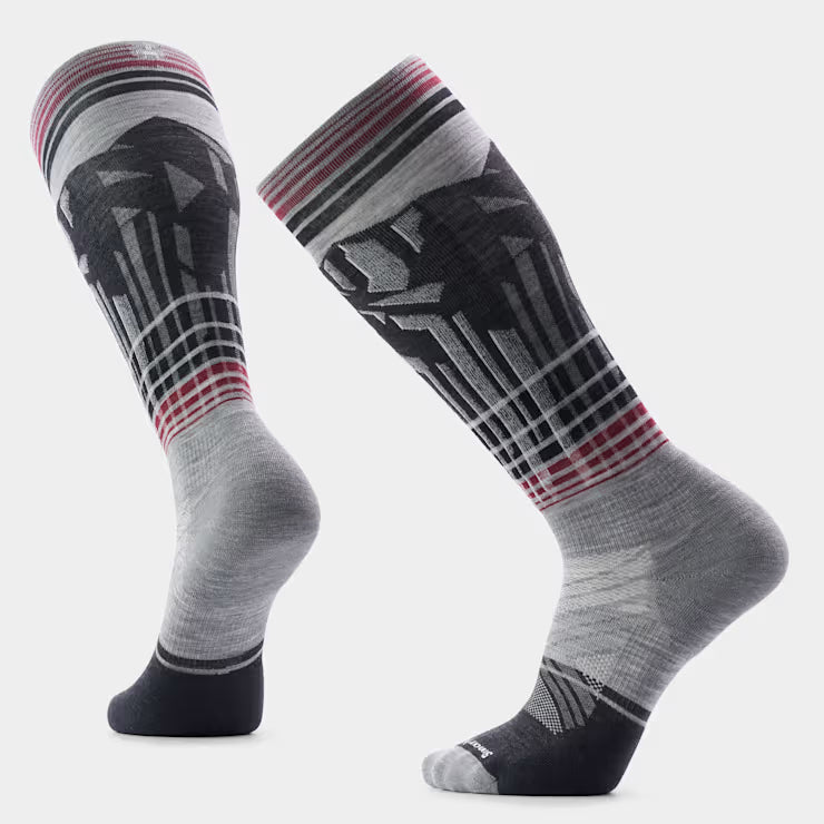 Smartwool - Ski Targeted Cushion Summit Shot OTC Socks - Men's - Light Gray