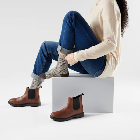 Smartwool - Everyday Digi-Tick Crew Socks - Unisex - Taupe Natural Marl