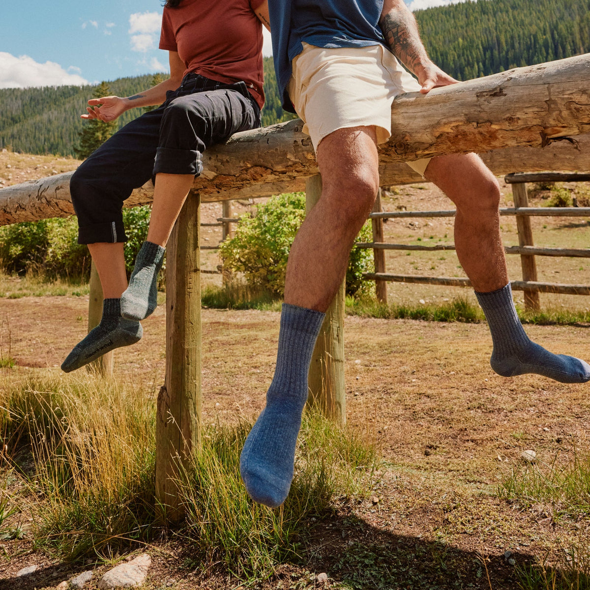 Smartwool - Hike Classic Edition Light Cushion Second Cut Crew Socks - Nightfall Blue