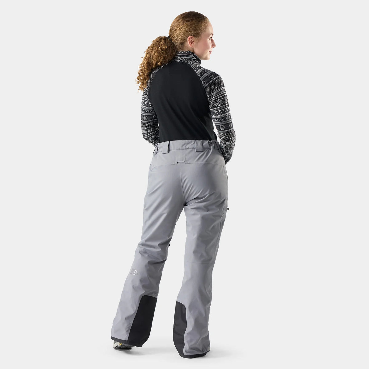 Smartwool - Classic Thermal Merino Base Layer 1/4 Zip - Women's - Black Fair Isle Fun
