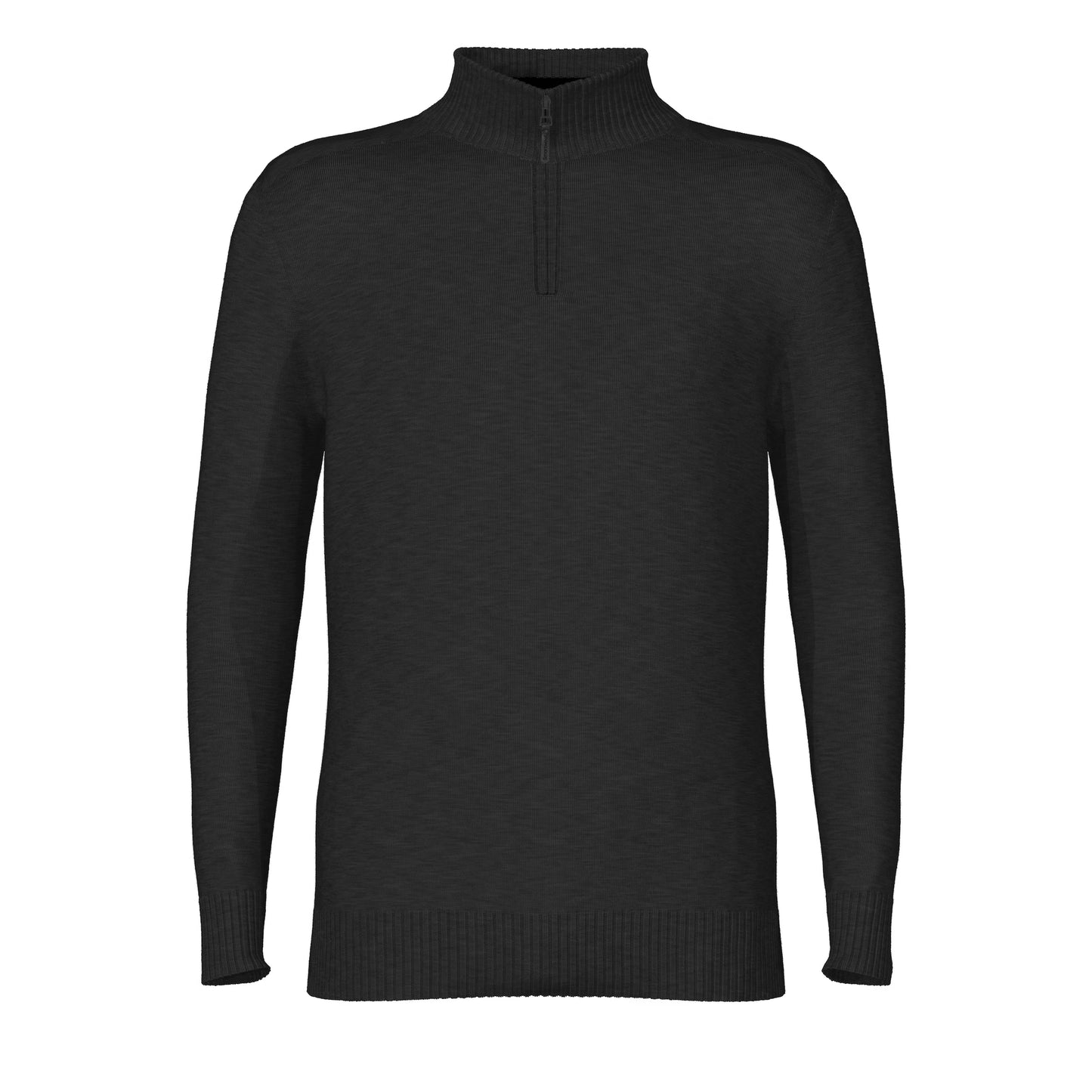 Smartwool - Sparwood 1/4 Zip Sweater - Men's - Charcoal Heather