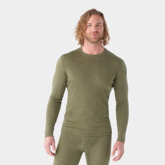 Smartwool - Classic Thermal Merino Base Layer Crew - Men's - Winter Moss Heather