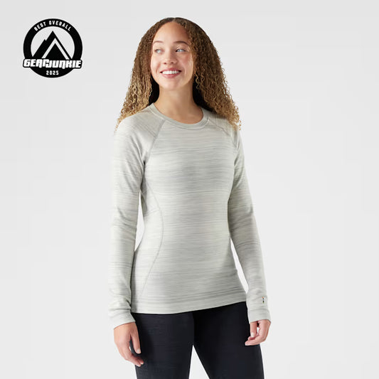 Smartwool - Classic Thermal Merino Base Layer Crew - Women's - Light Gray Color Shift