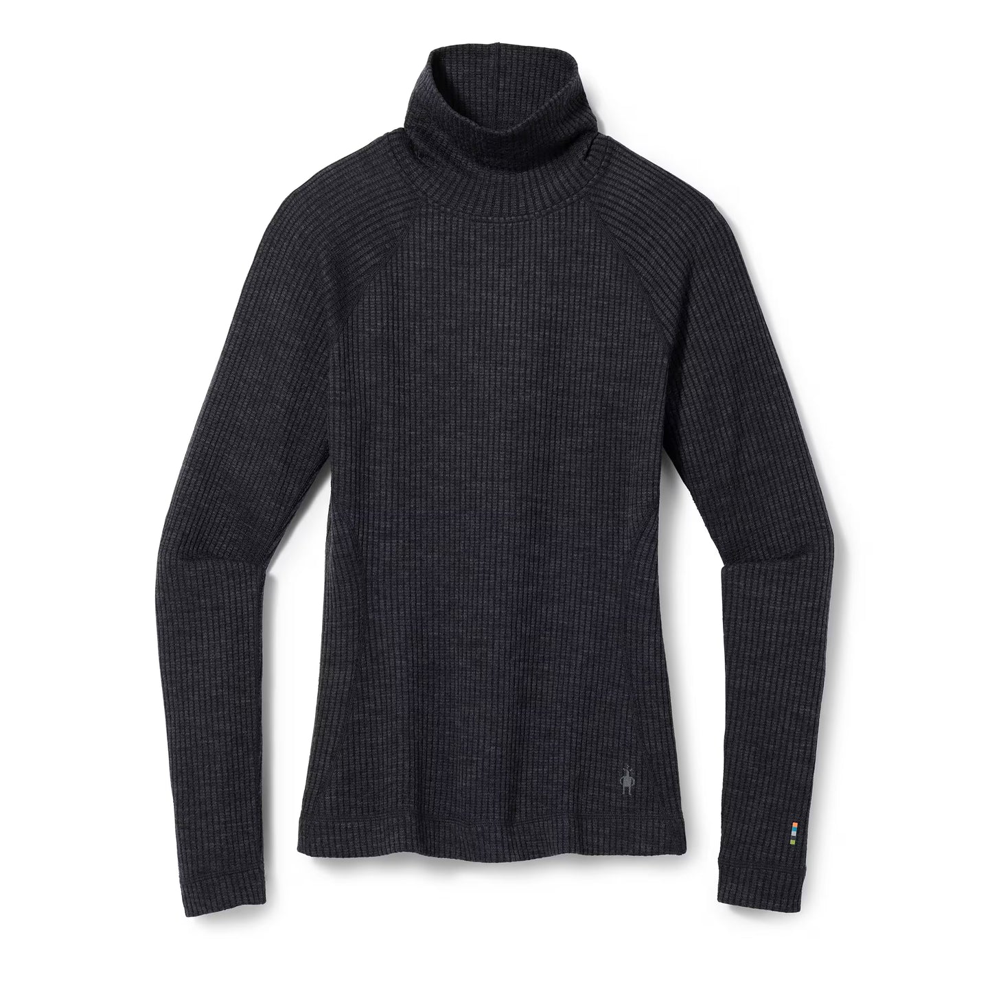 Smartwool - Thermal Merino Rib Turtleneck - Women's - Charcoal Heather