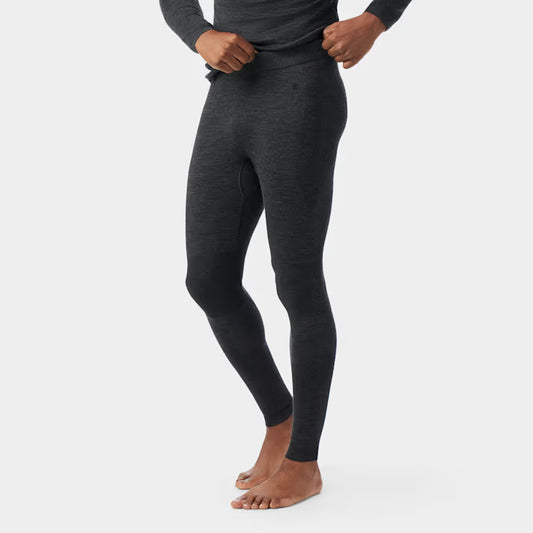 Smartwool - Intraknit Thermal Merino Base Layer Bottom - Men's - Charcoal Heather/Black