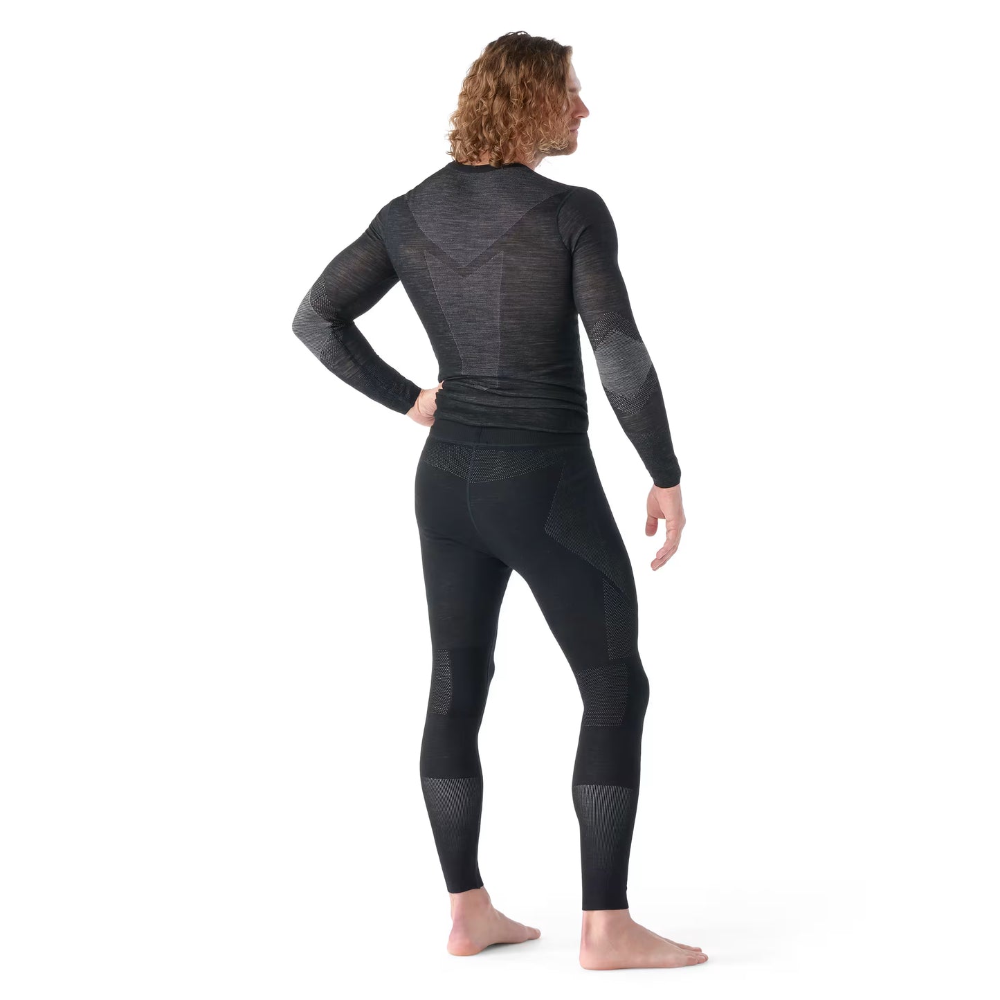 Smartwool - Intraknit Thermal Merino Base Layer Bottom - Men's - Black/White