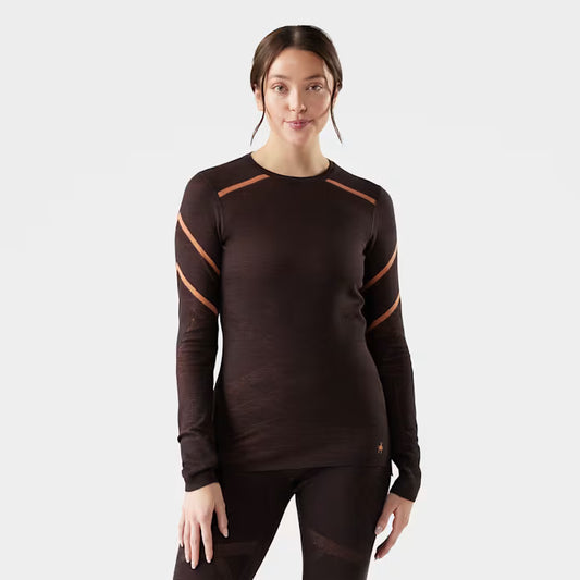 Smartwool - Intraknit Thermal Merino Base Layer Crew - Women's - Mink-Terracotta