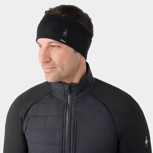 Smartwool - Thermal Merino Reversible Headband - Unisex - Black-Charcoal Heather