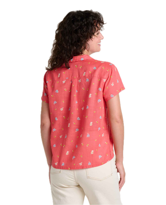 Toad and Co - Camp Cove Shirt - Crabapple Print
