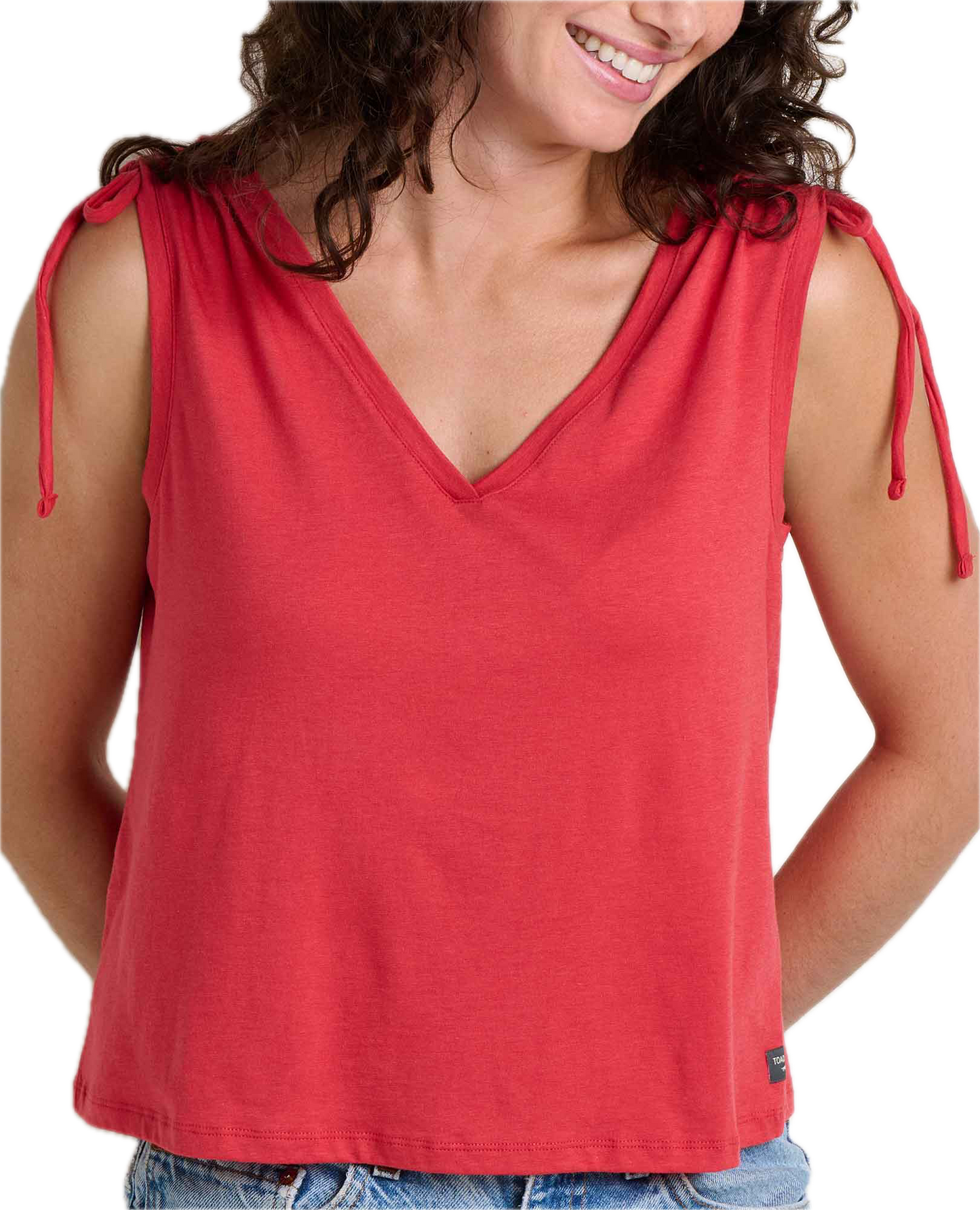 Toad and Co - Anza Cinch Tank - Crabapple