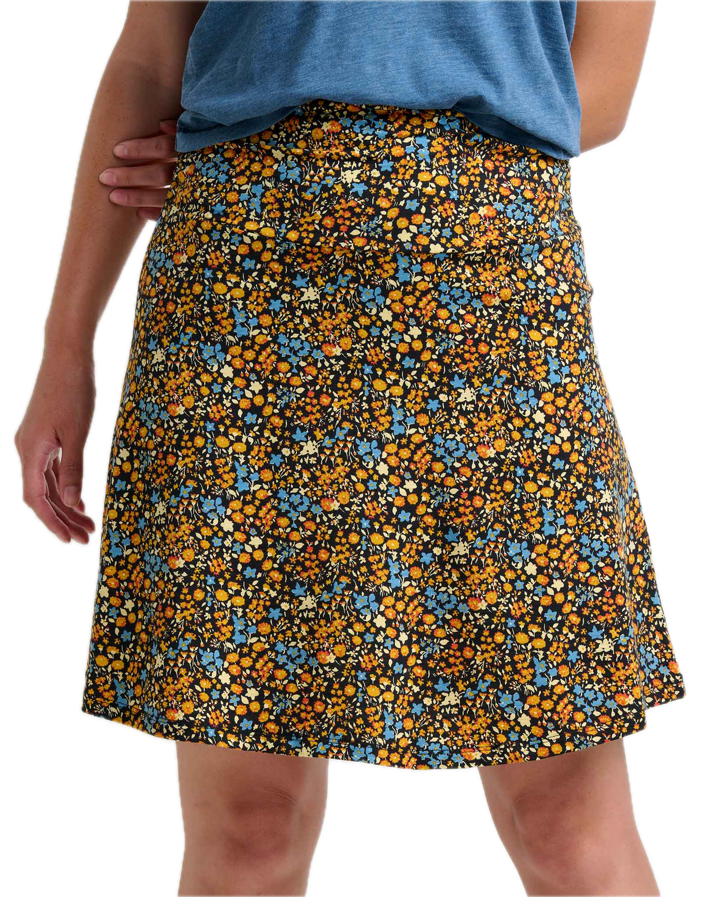 Toad and Co - Chaka Skirt - Black Ditsy Print