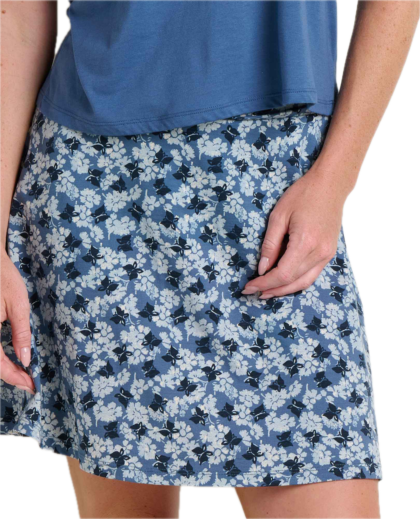 Toad and Co - Chaka Skirt - Pacific Blue Print