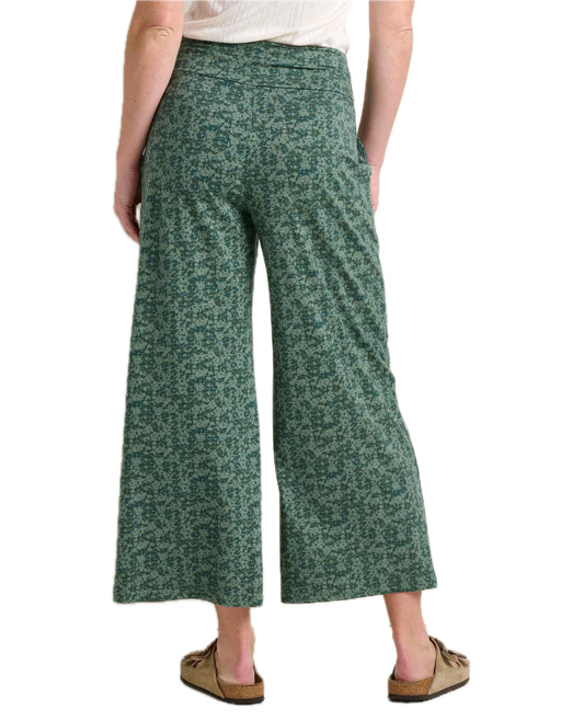 Toad and Co - Chaka Wide Leg Pant - Cilantro Print