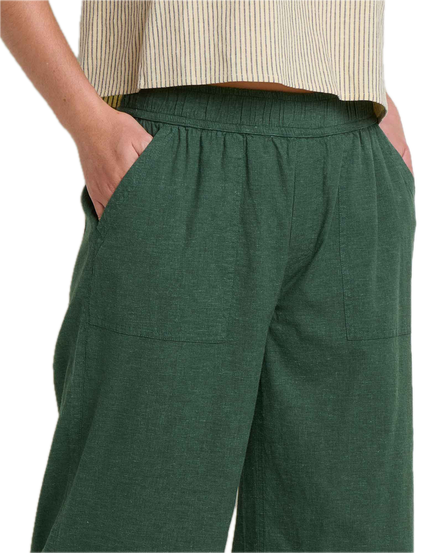 Toad and Co - Taj Hemp Wide Leg Pant - Women's - Cilantro