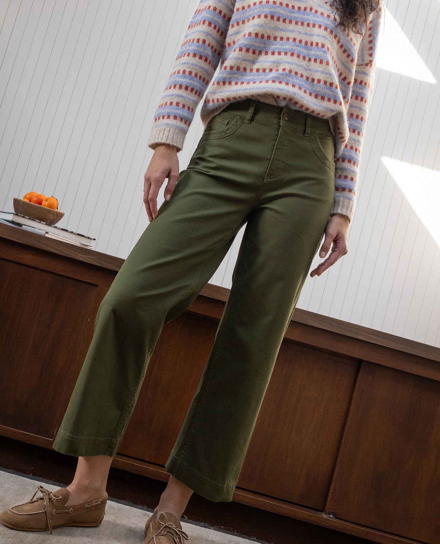 Toad and Co - Earthworks Wide Leg Pant - Epidote