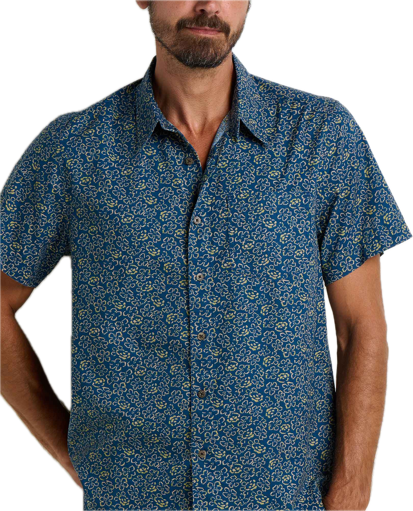 Toad and Co - Fletch Short Sleeve Shirt - Canal Print