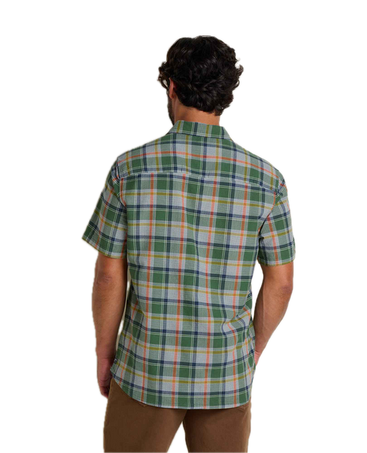 Toad and Co - Airscape Short Sleeve Shirt - Cilantro Pattern