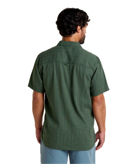Toad and Co - Men's Taj Hemp Shirt - Cilantro Dobby