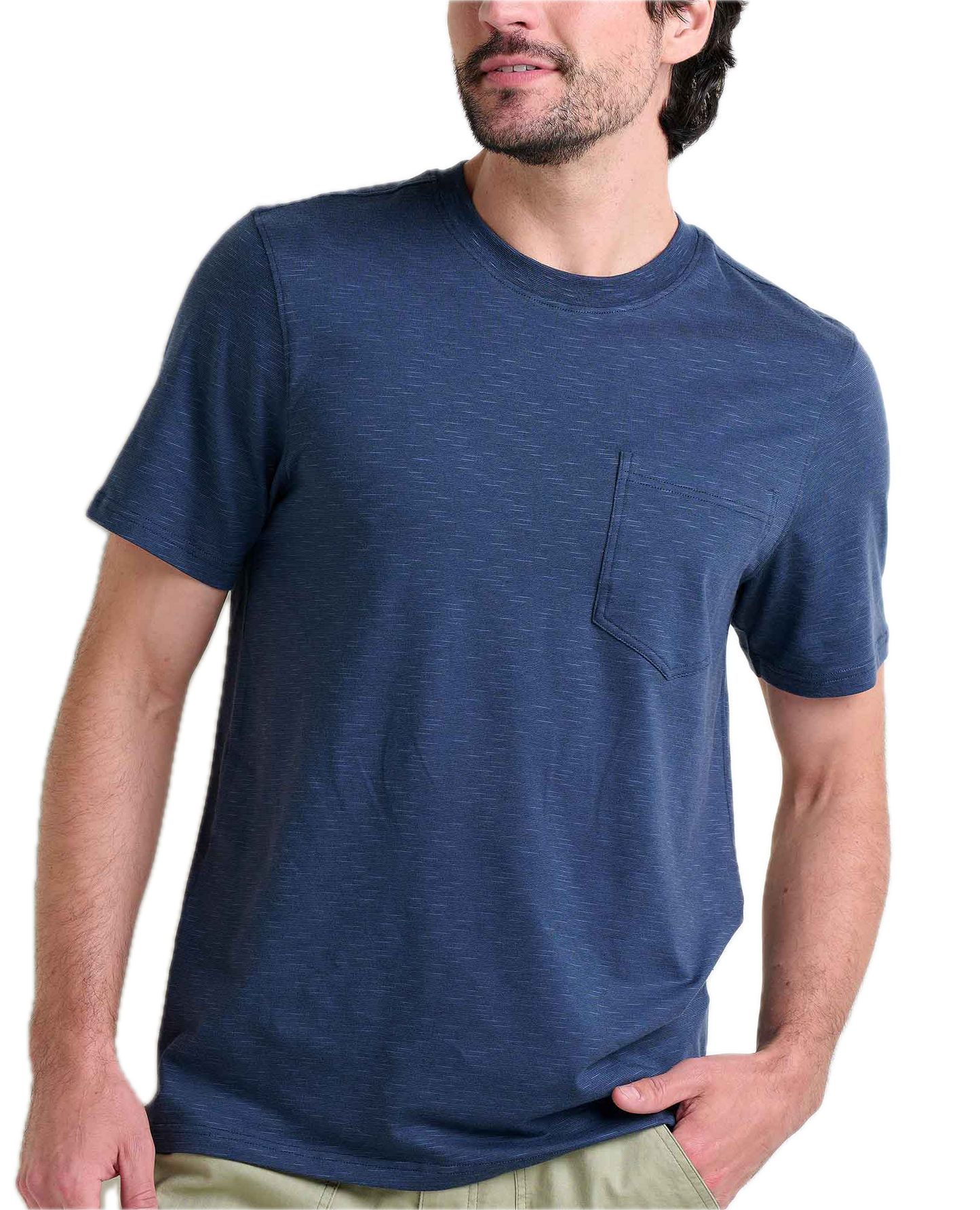 Toad and Co - Tempo Short Sleeve Pocket Crew - True Navy