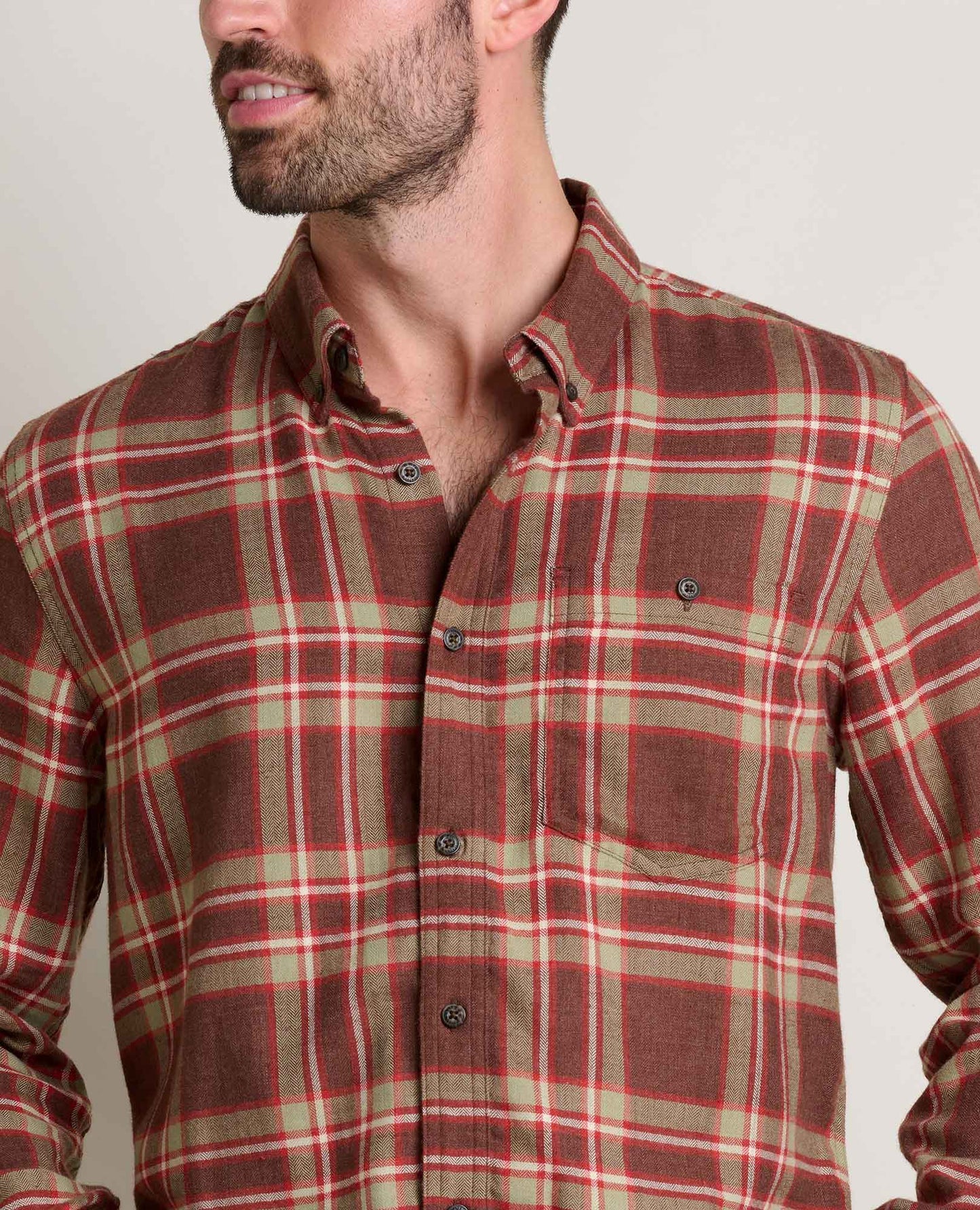 Toad and Co - Airsmyth Long Sleeve Shirt - Chestnut Tartan