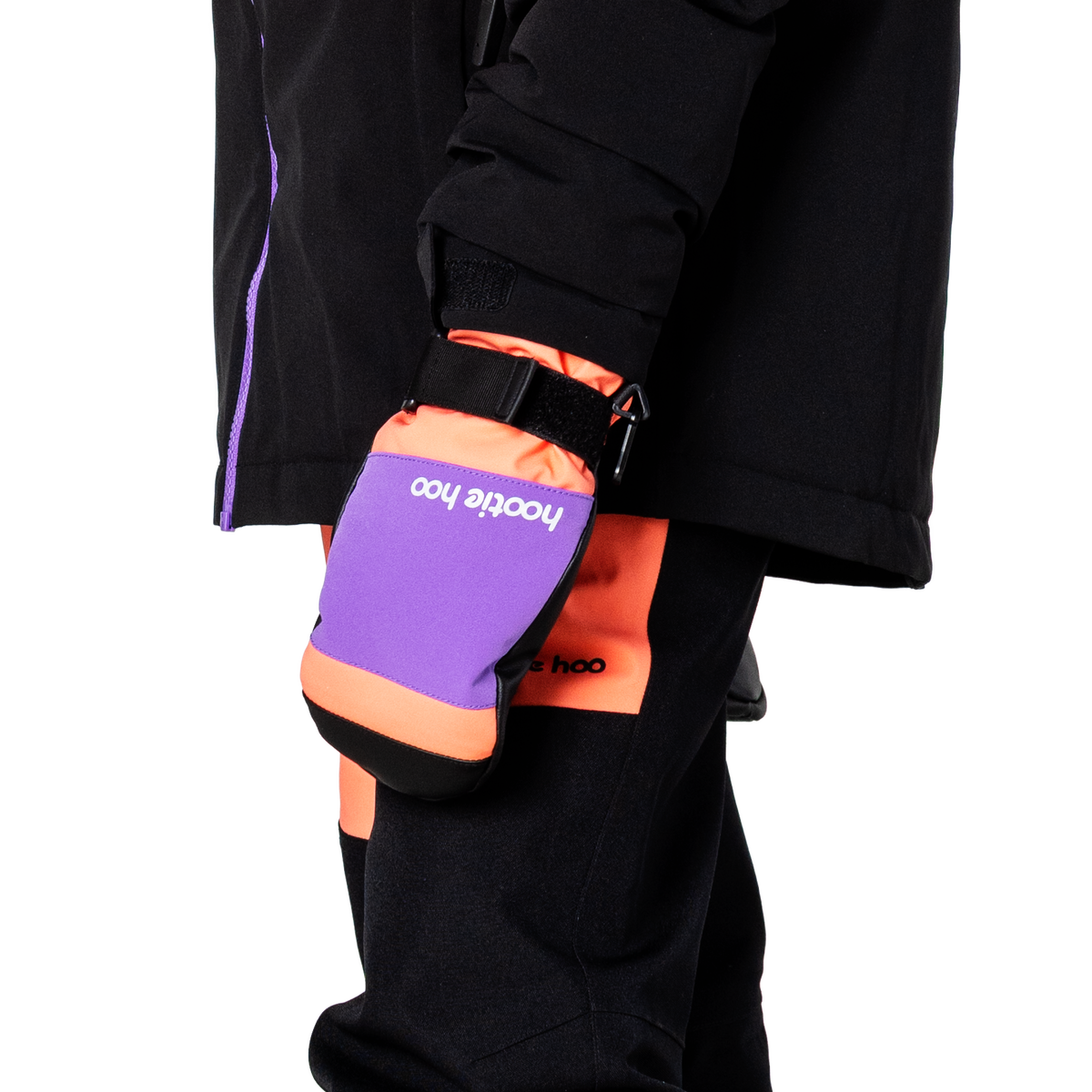 Kids Bearclaw Mittens - Coral/Grape